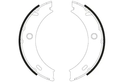 Premium Juego de zapatas de frenos, freno de estacionamiento TRW GS8466 TRW GS8466